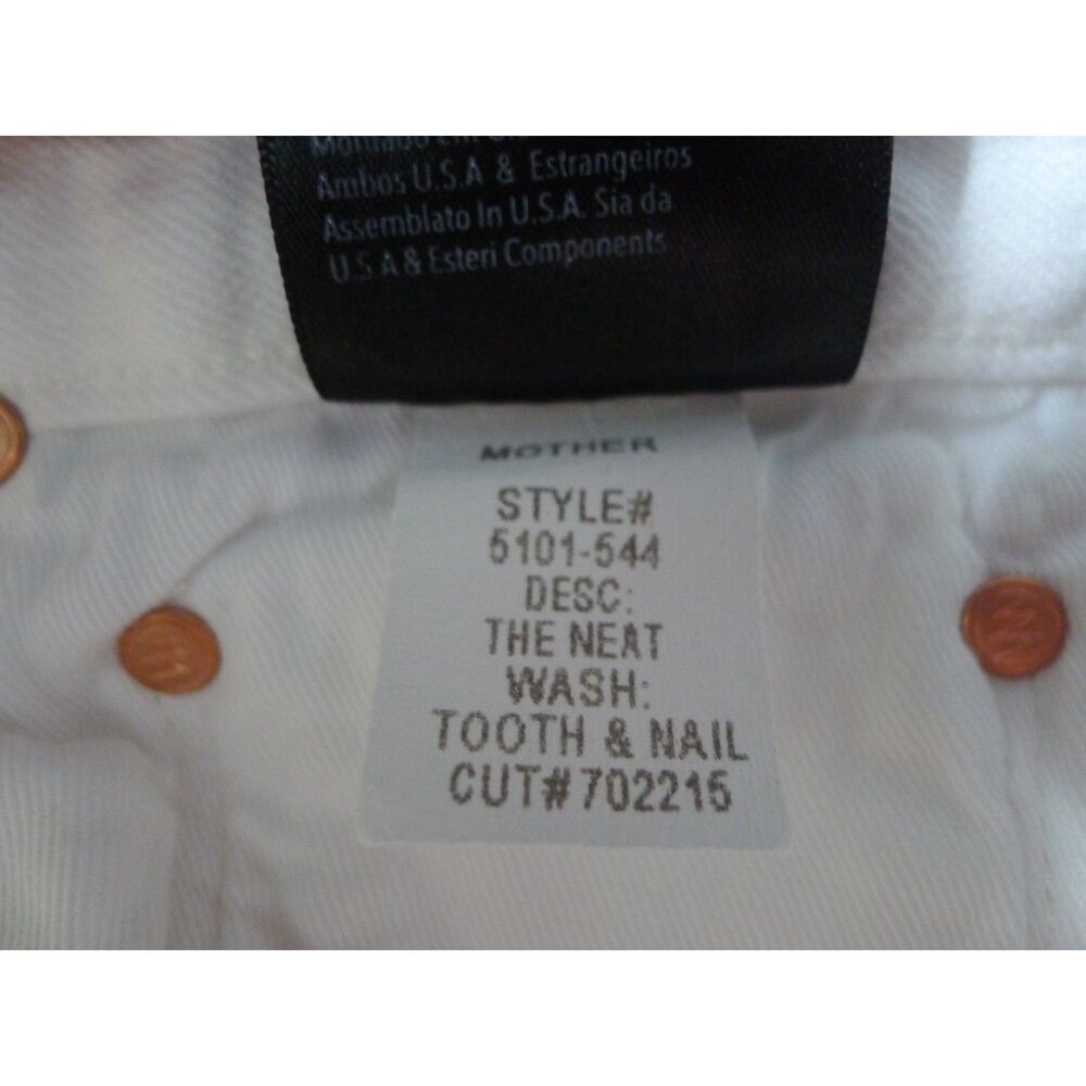 Mother MR Men's The Neat Jean In Tooth & Nail - 29 - Picture 12 of 12